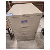 Metal filing cabinet