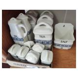 Ceramic spice containers