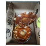 Carnival glass bowls