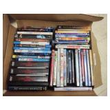 DVDs and blu rays