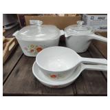 4 Corning ware dishes