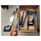 Saws, hatchet, hammers and other