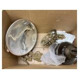 Antique Iron Bracket Lamp & Reflector