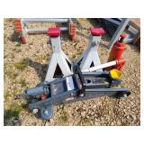 2 jacks and 2 jackstands