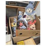 2 boxes Christmas items