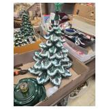 Lighted Christmas tree