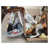 2 boxes misc kitchen items