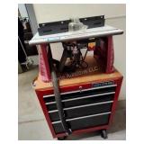 Craftsman router with tool chest and contents