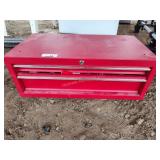 2 drawer tool cabinet with contents