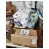 Toilet paper and plastic bags