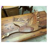 Wooden Goose  Wall Plaque - Don Leckman