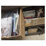 2 boxes of novels and other books