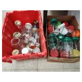 2 boxes jars