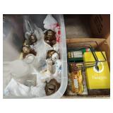 Oil lamps, candles and other