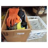 Hats and gloves, newspapers and other