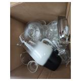 Pitcher, bowl, cups and other