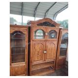 Entertainment center with 2 side cabinets