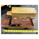 2 Wooden Automobiles