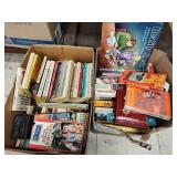 2 boxes of books
