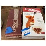2 Items - Meat Grinder & Cherry Stoner