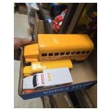 Toy buses and ambulance