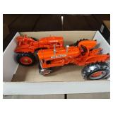 2 Allis Chalmers die cast tractors