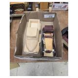 2 wooden trucks
