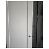 2 single panel slab doors
