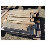 Pallet of Oak, pine and other lumber