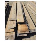 Oak and pine boards