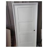 36" LH 3 Panel interior door