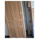 2 6 panel slab doors