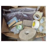 Sanding belts, tape, cleaning sticks