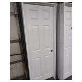 28" LH 6 Panel interior door