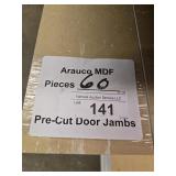 Arauco MDF pre-cut door jambs 60pcs
