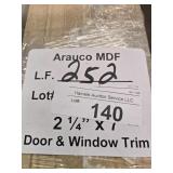 Arauco MDF trim 2-14" x 7