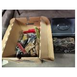 Box of tools and wrenches