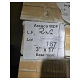 Arauco MDF base 3" x 17