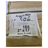 Arauco MDF base 3" x 17