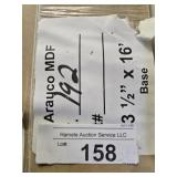 Arauco MDF base 3-1/2" x16