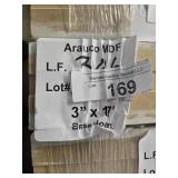 Arauco MDF base 3" x 17