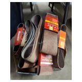 Sanding belts and other