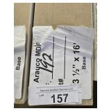 Arauco MDF base 3-1/2" x16