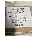 Metrie MDF casing 2-1/4" x 14