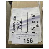 Arauco MDF base 3-1/2" x16