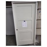 36" RH 3 Panel interior door