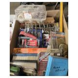 Assorted drill bits and other items