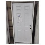 36" LH 6 Panel exterior door