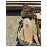3 boxes of project wood