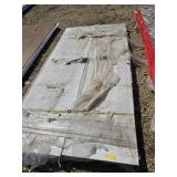 Pallet of soffit fiber board